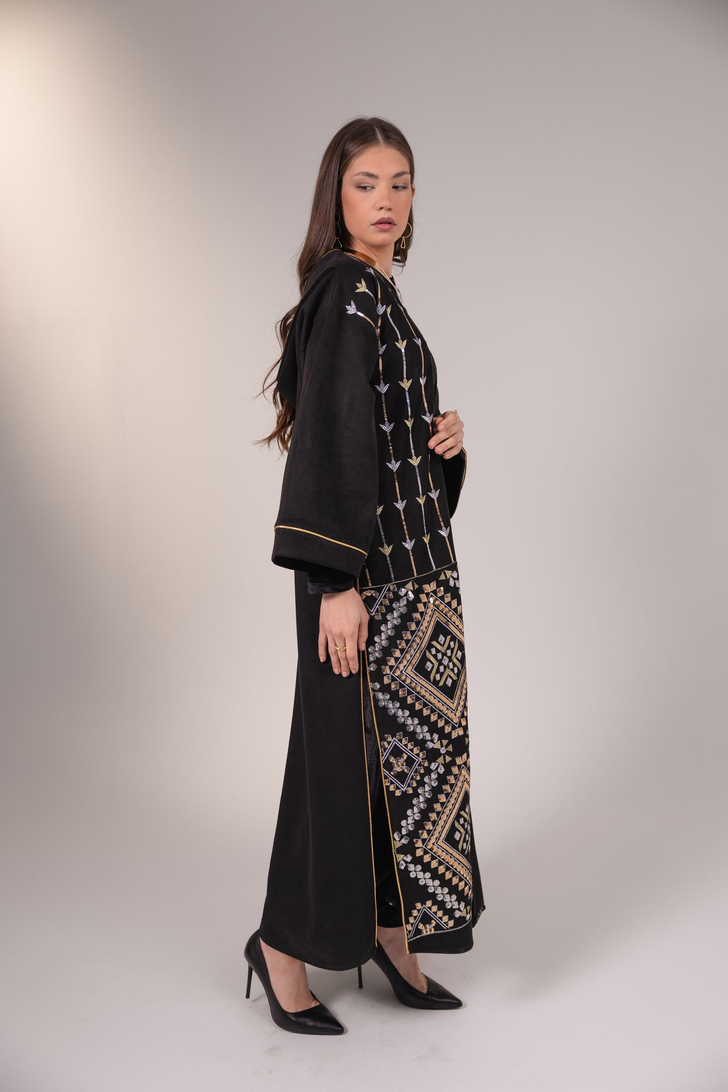 Nadia Kaftan in Black
