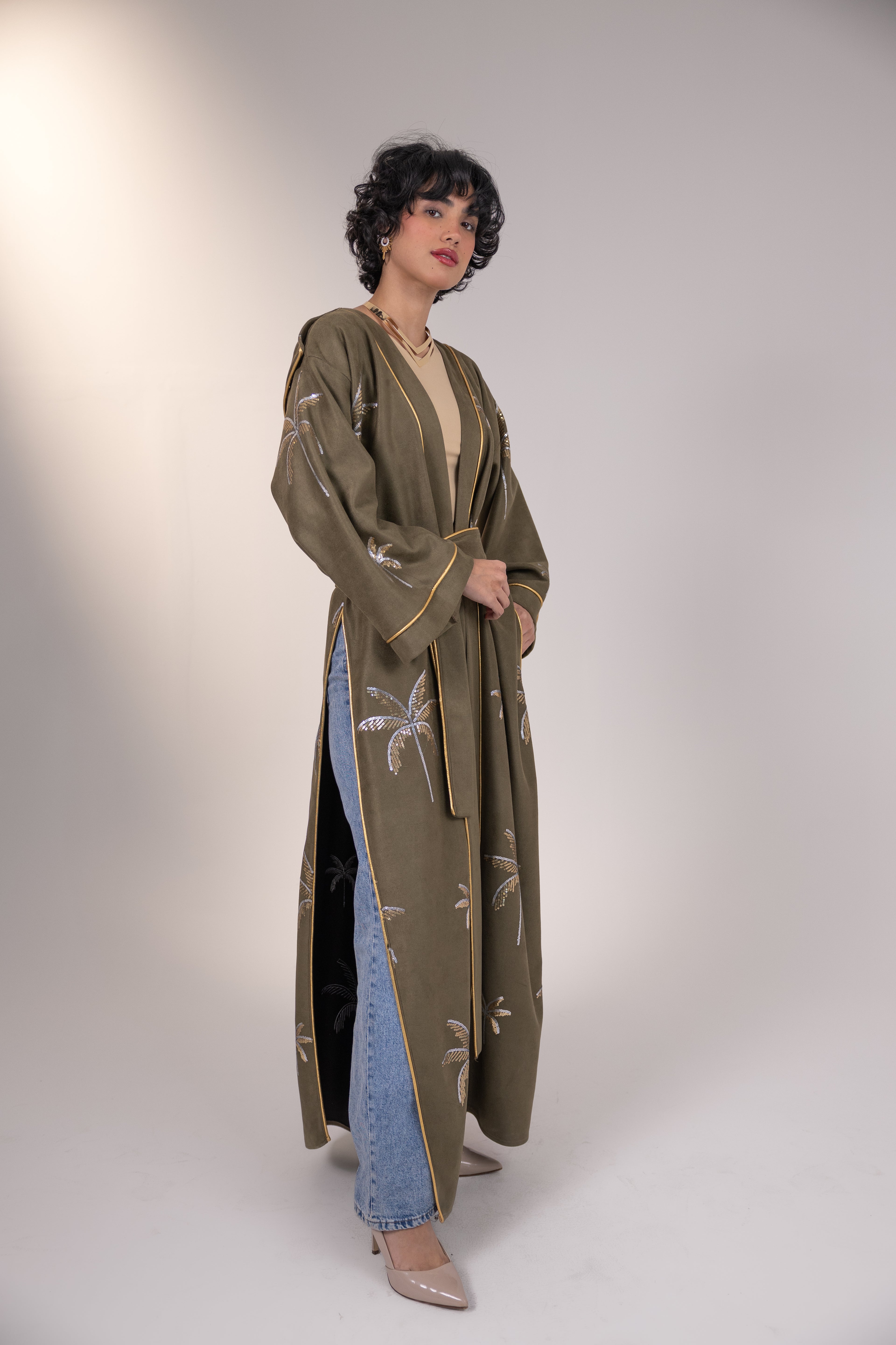 Samia Kaftan Olive