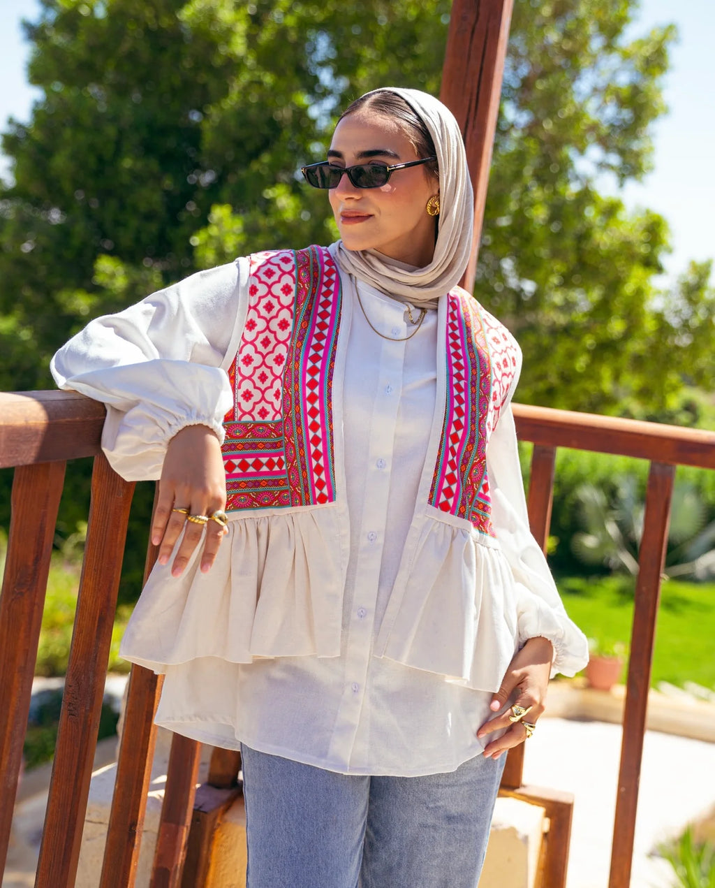 Jasmin Vest and Shirt