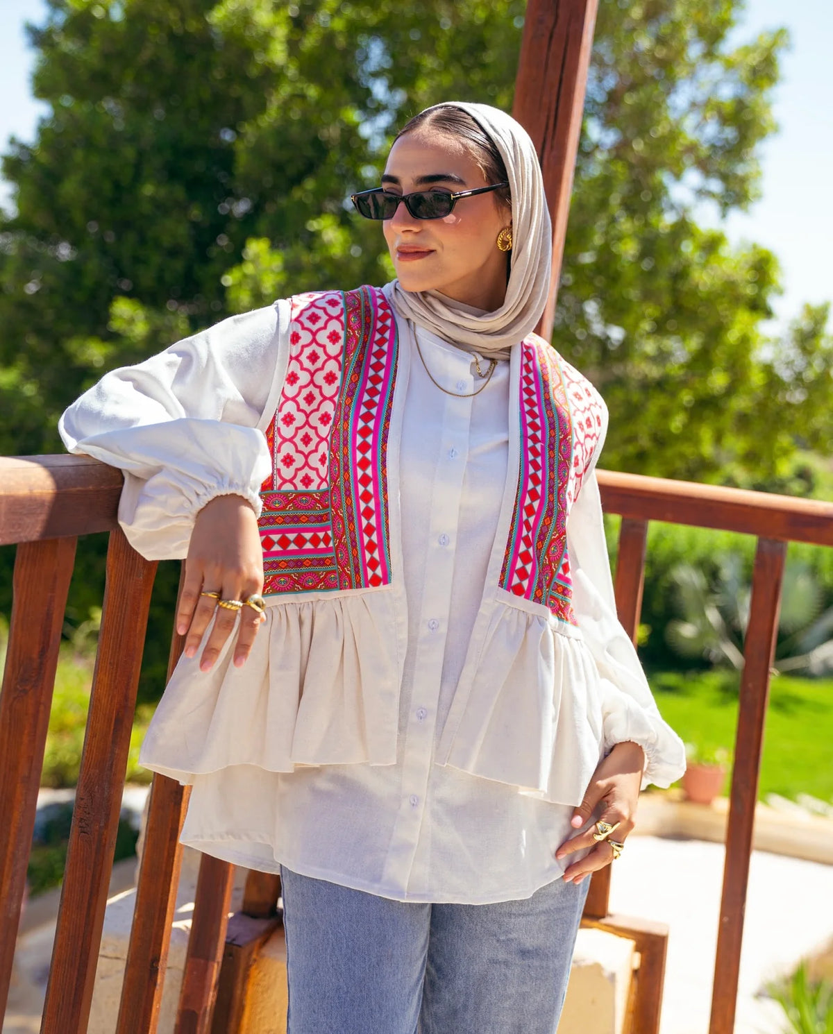Jasmin Vest and Shirt