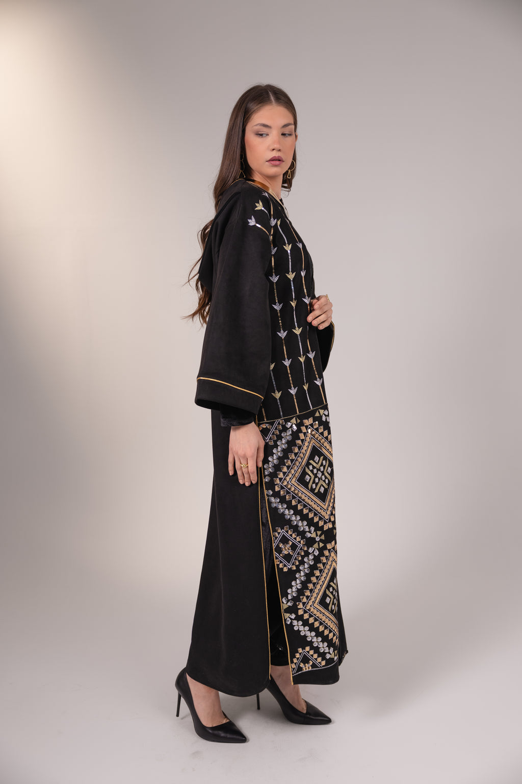 Nadia Kaftan in Black