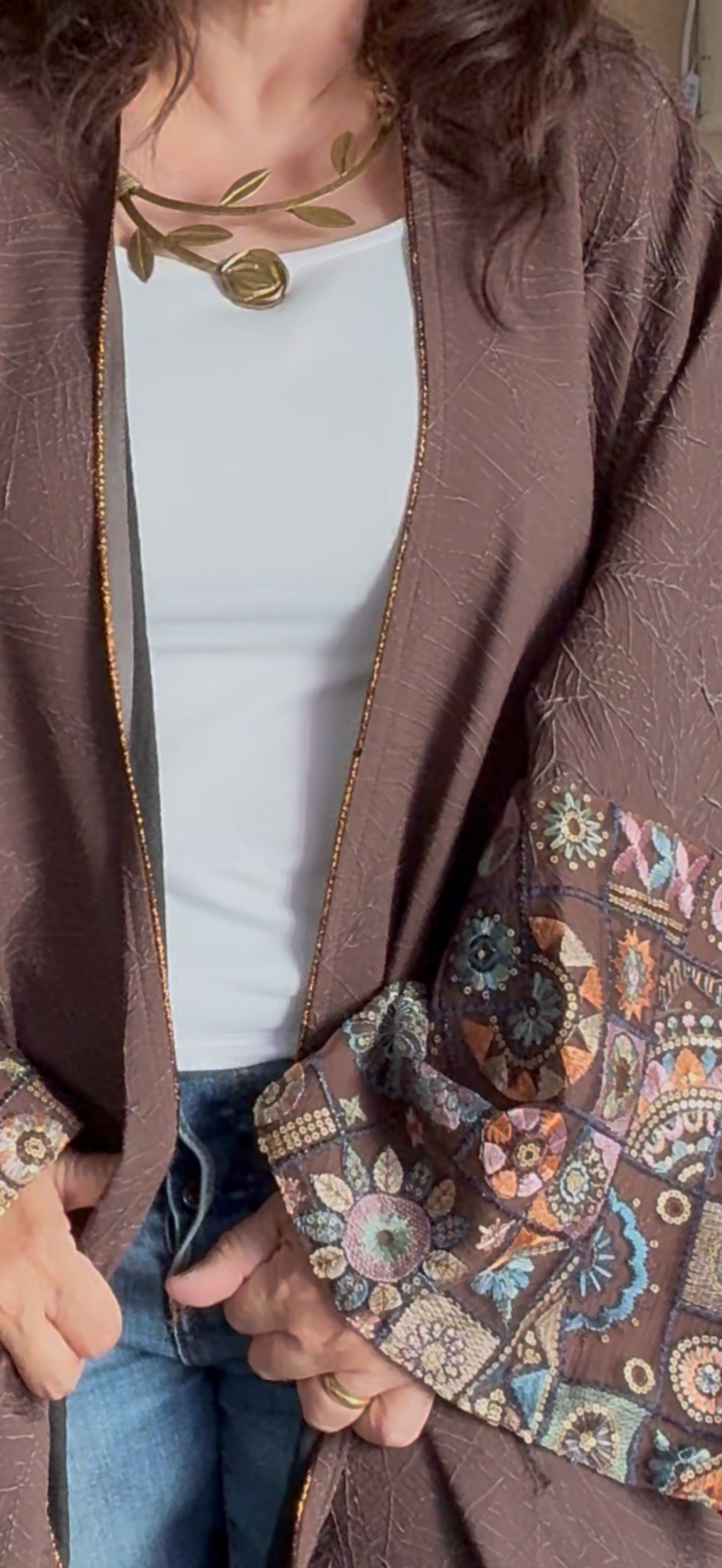 Blue kaftan