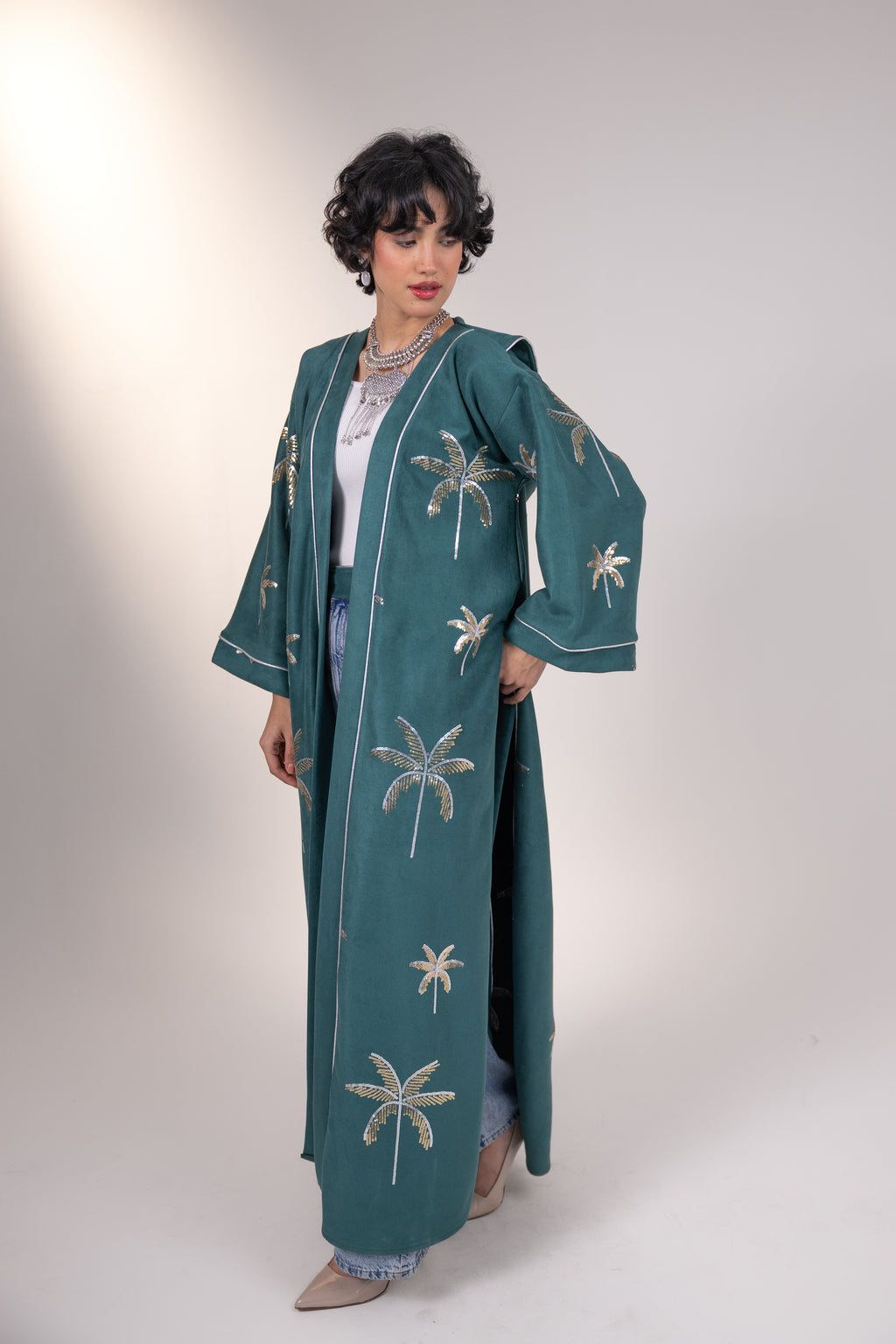 Samia Kaftan Teal