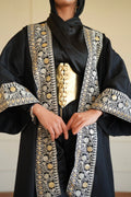 Black kaftan dress