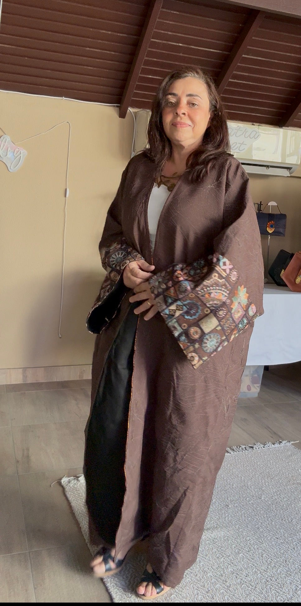 Blue kaftan