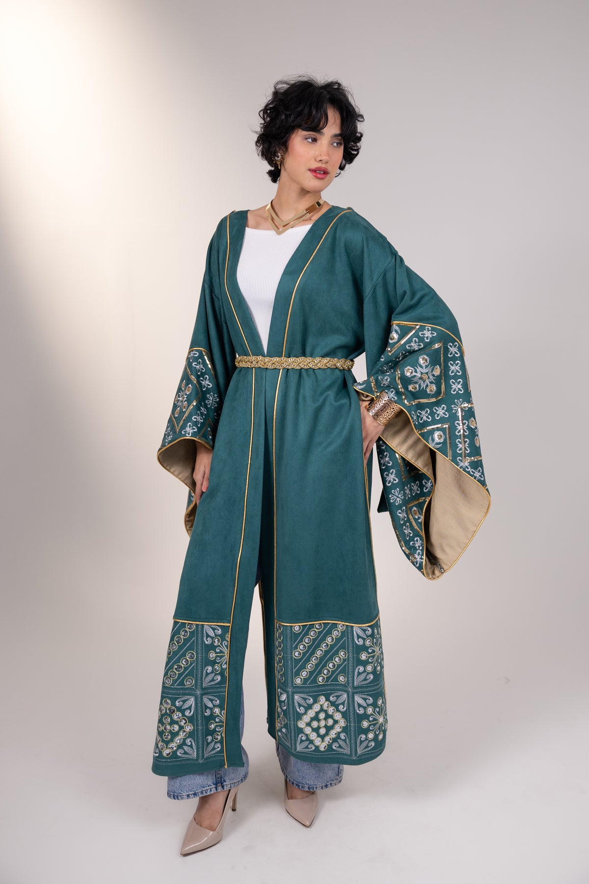 Tahia in Teal