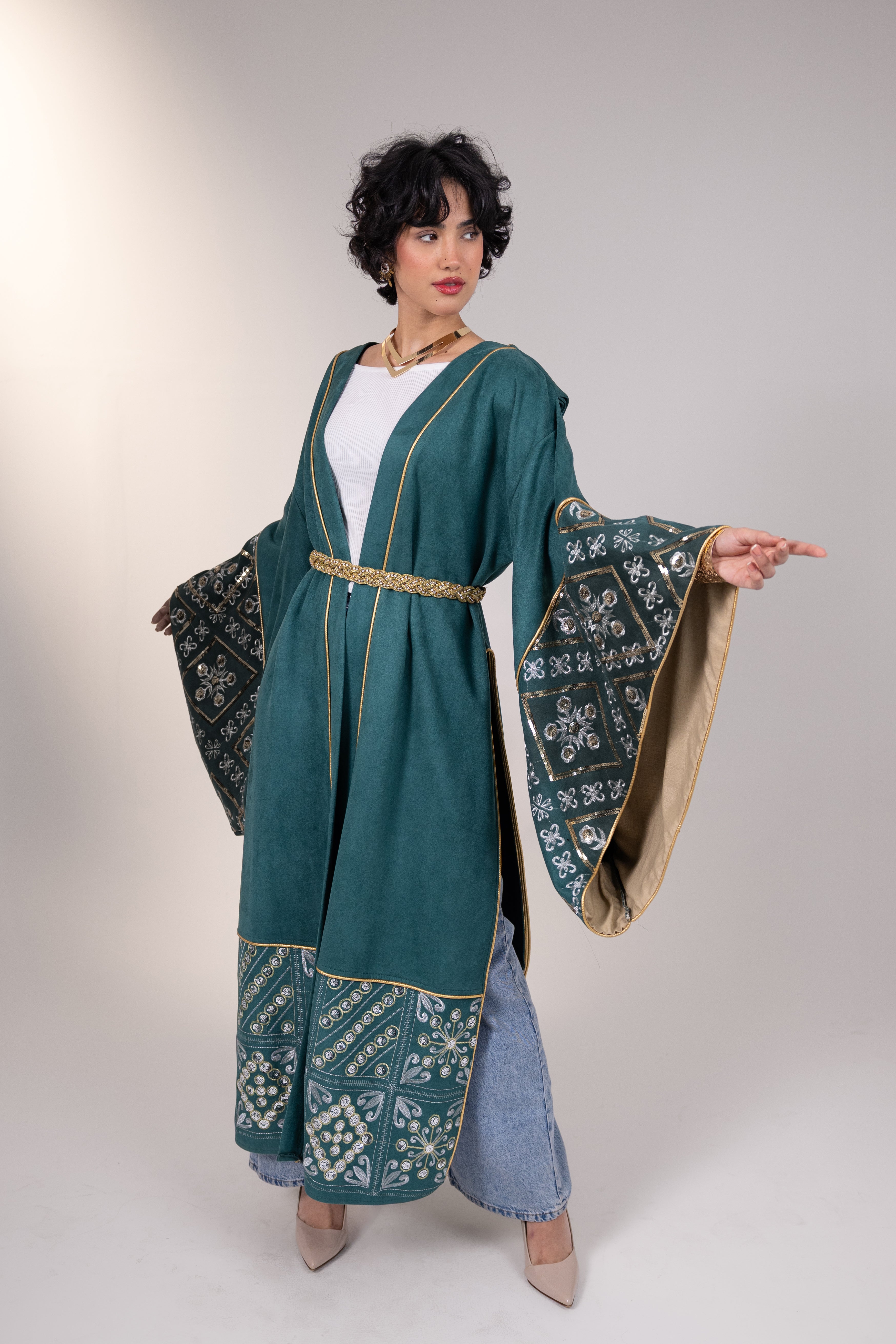 Tahia in Teal