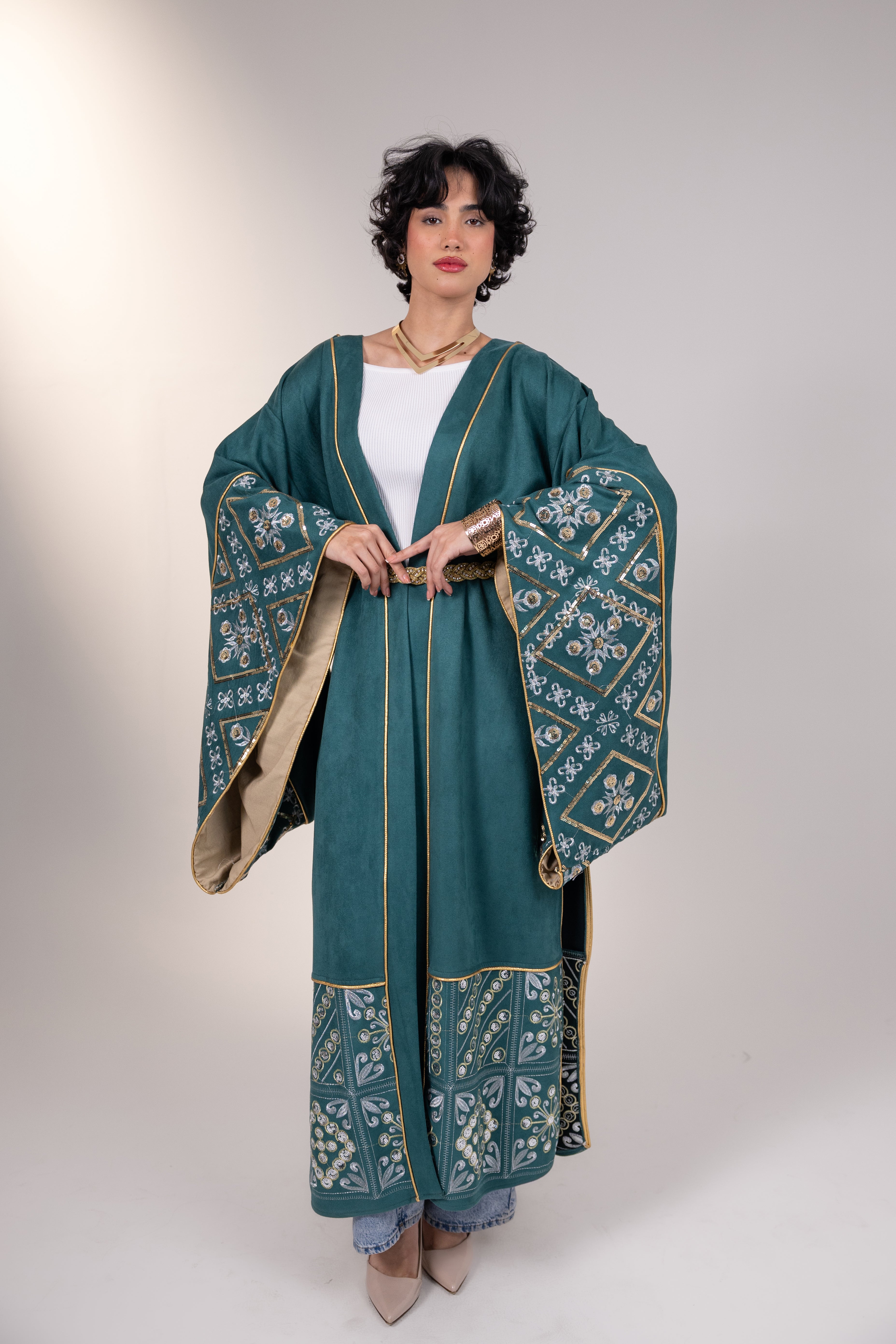 Tahia in Teal