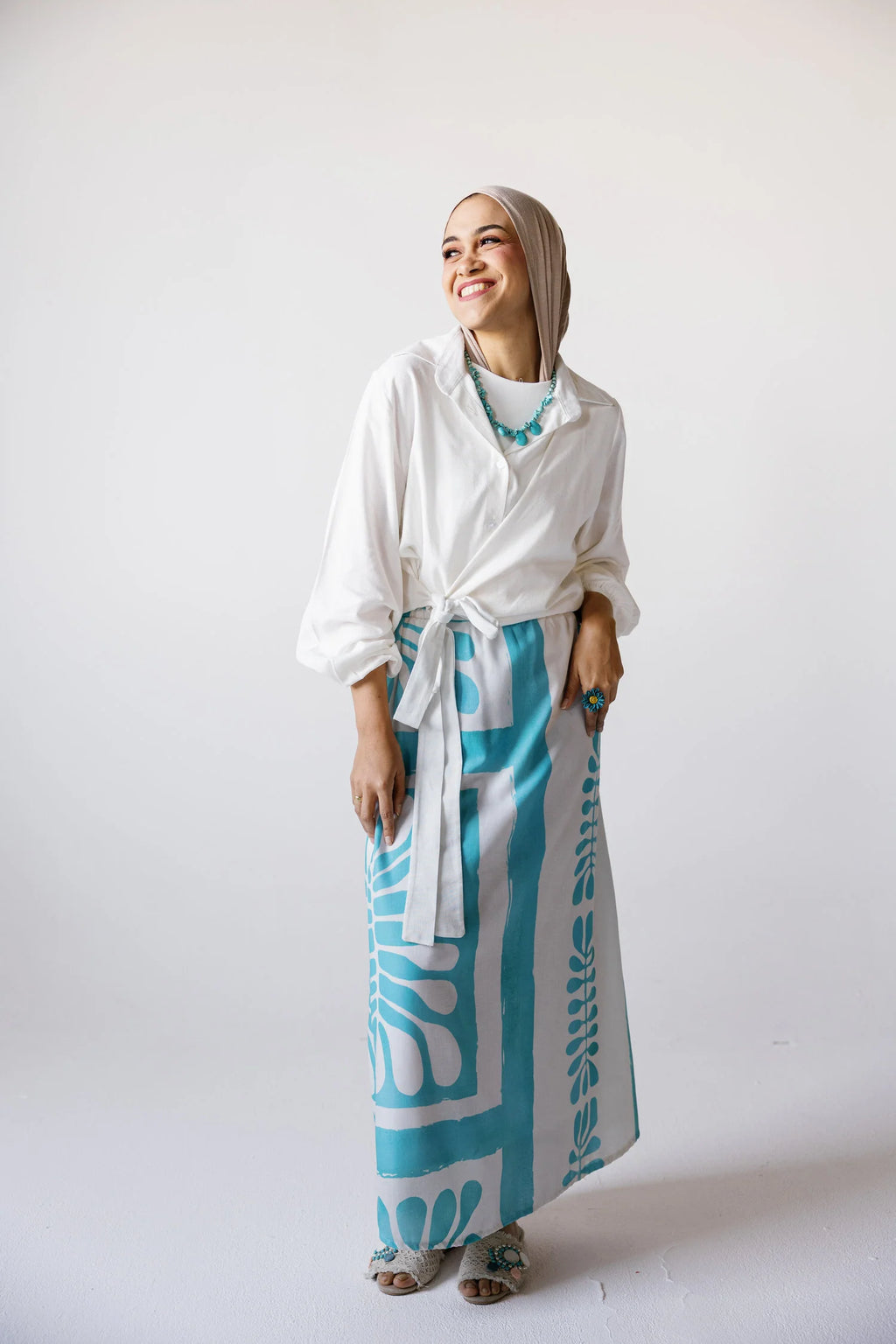 Zest Skirt in Turquoise