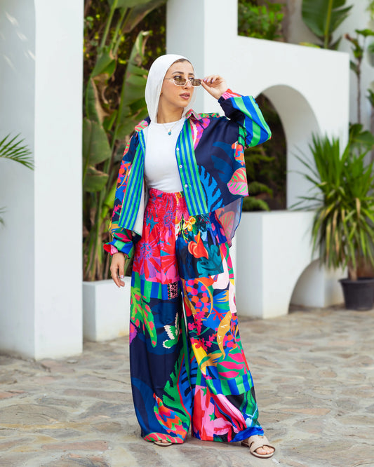 Blooming gardens set