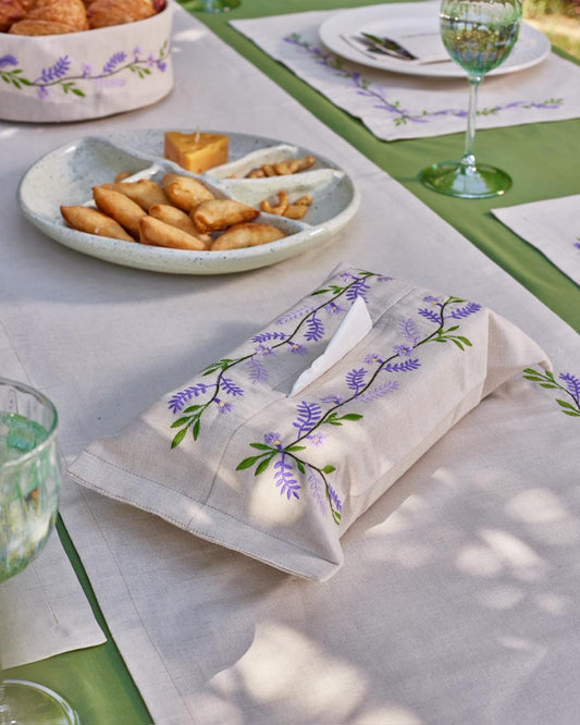 Lavender Tissue Box