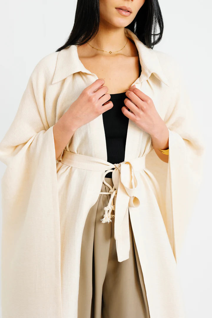 Shimmery Ribbed Kimono( 2 photos)