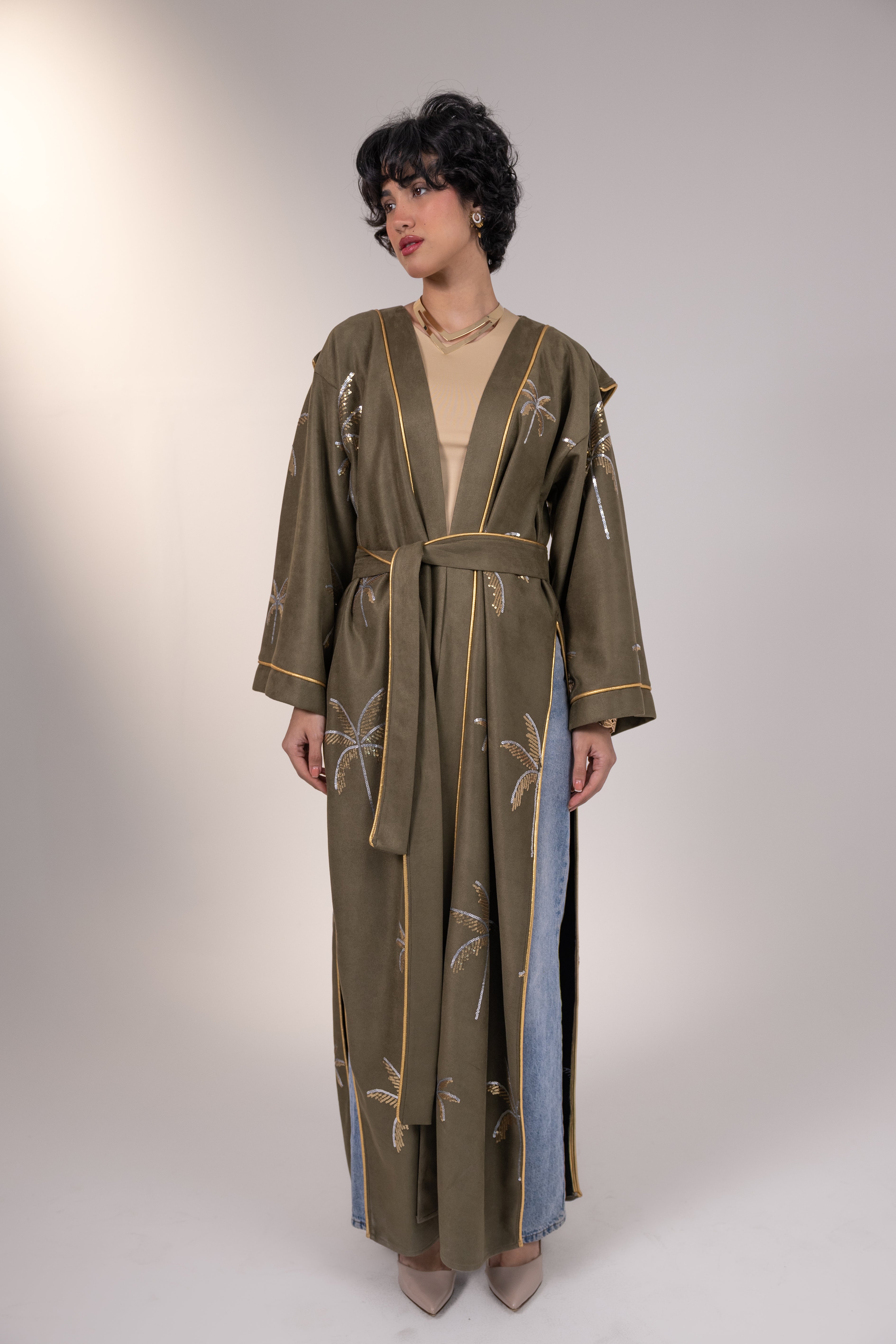Samia Kaftan Olive