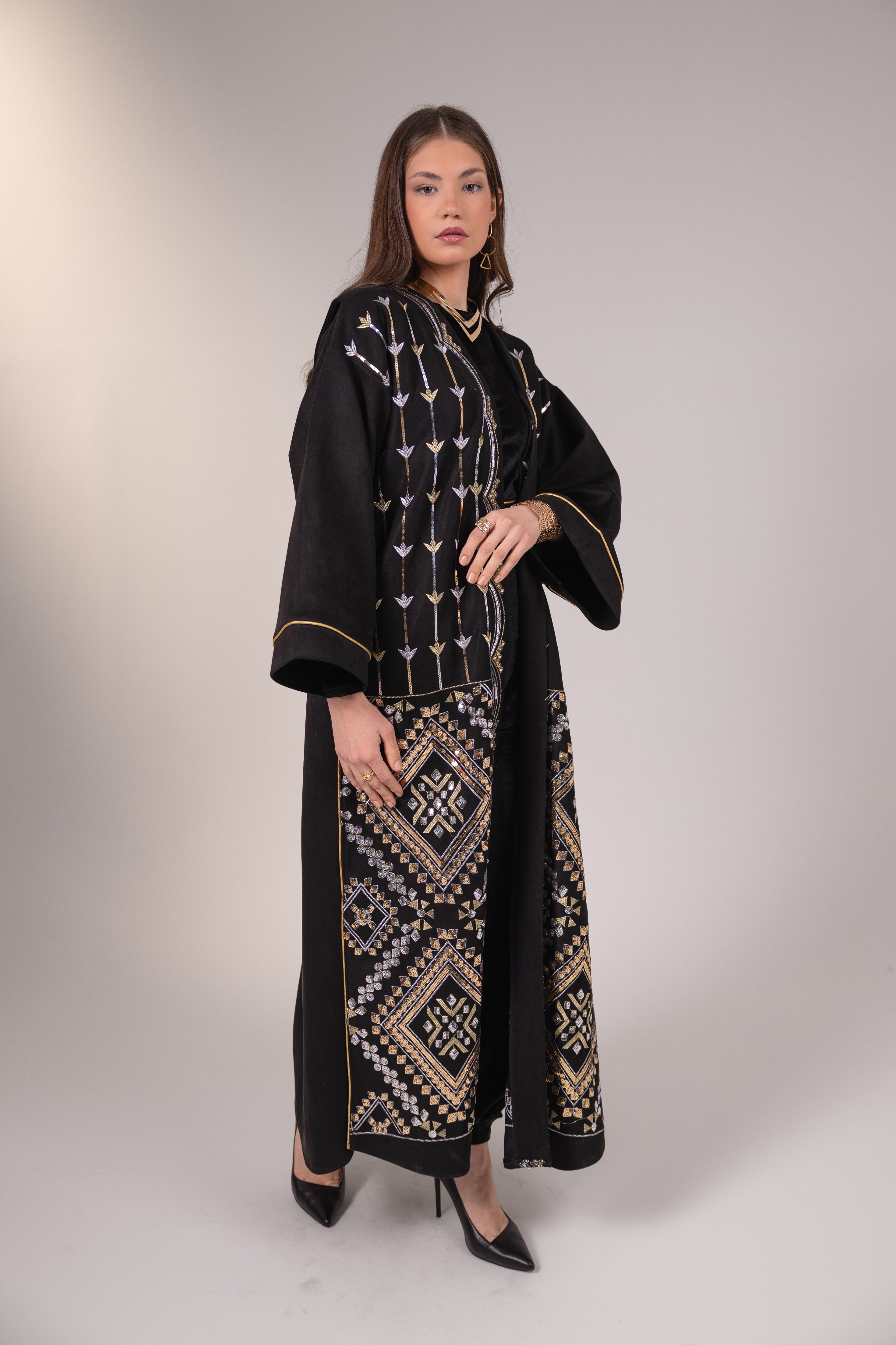 Nadia Kaftan in Black