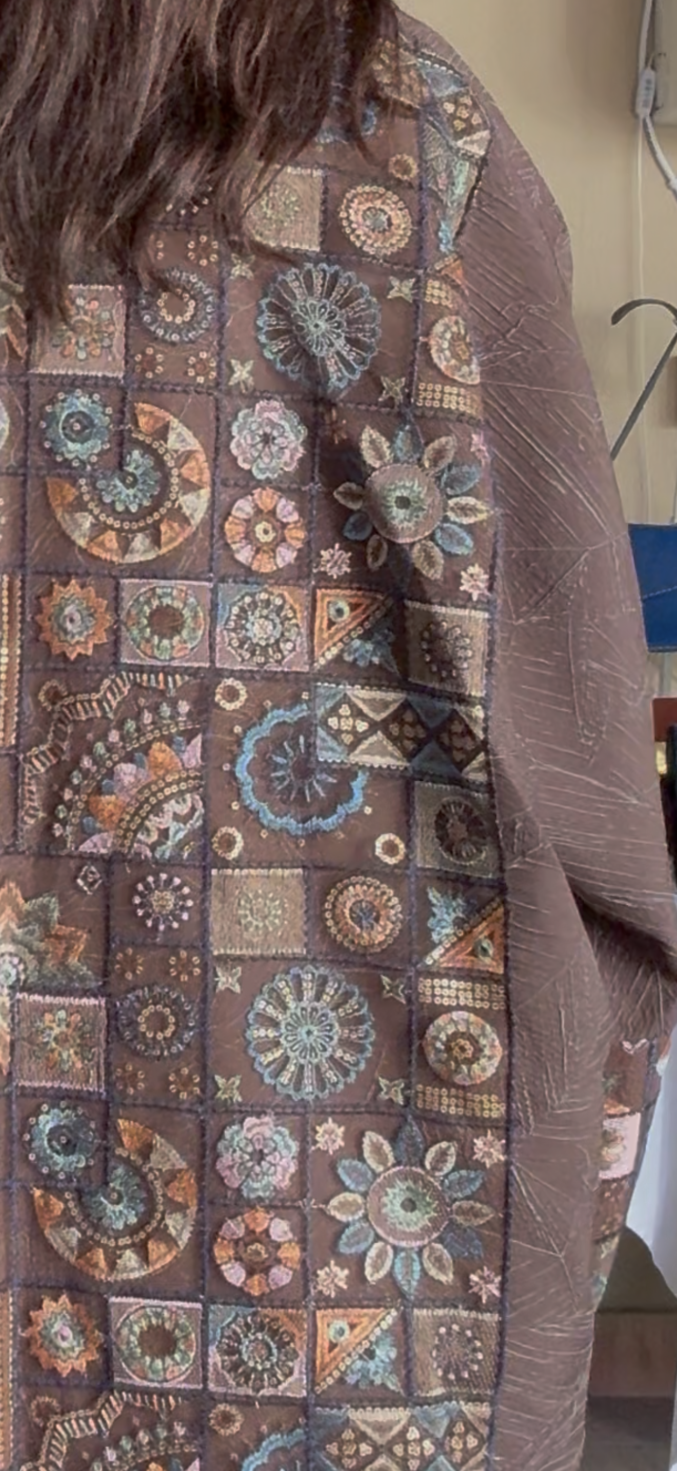 Blue kaftan