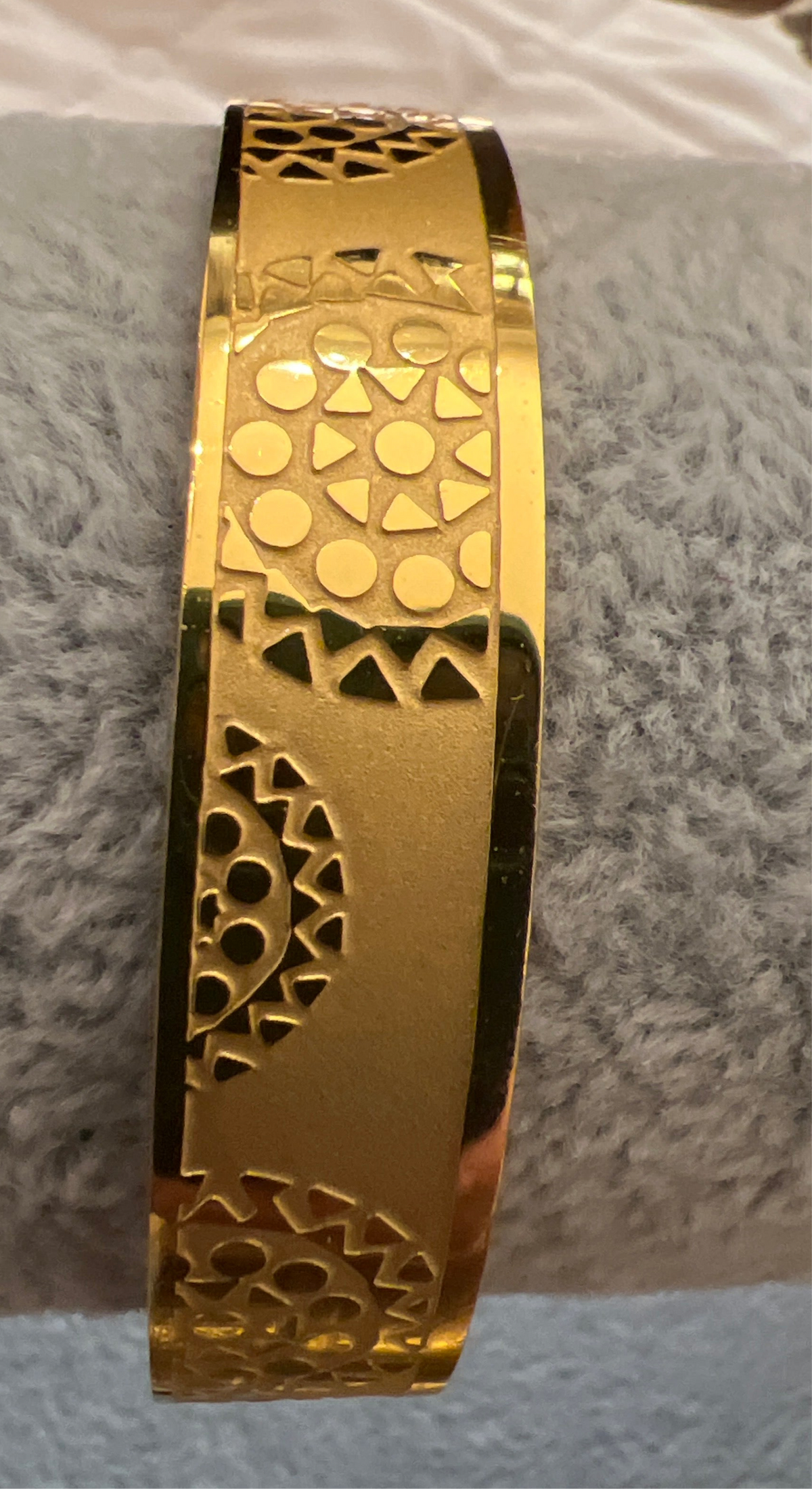 Gold plated bungles