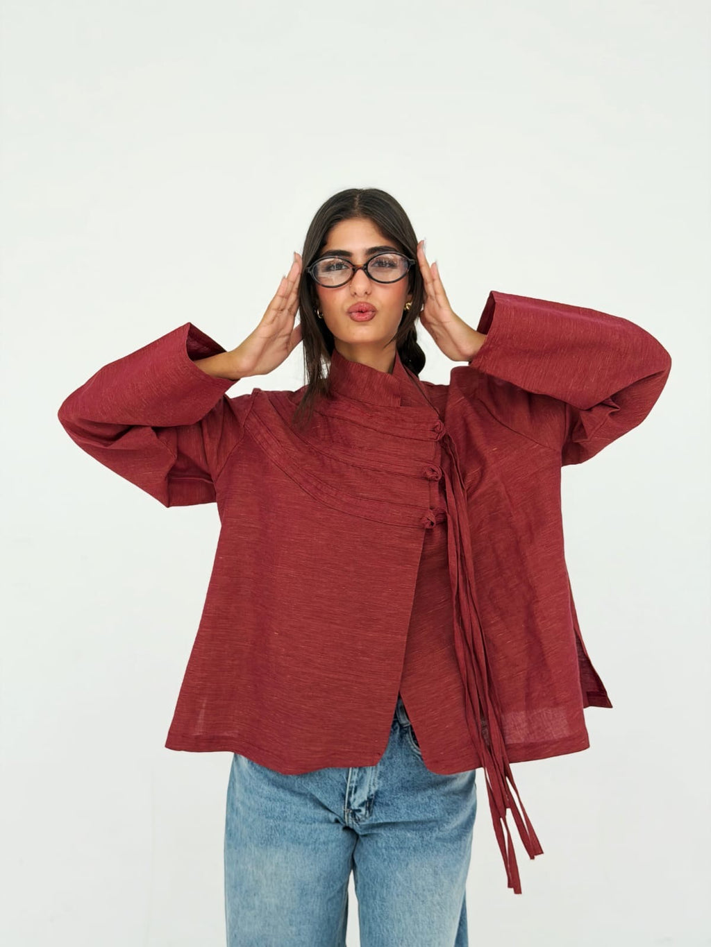 Burgundy Top