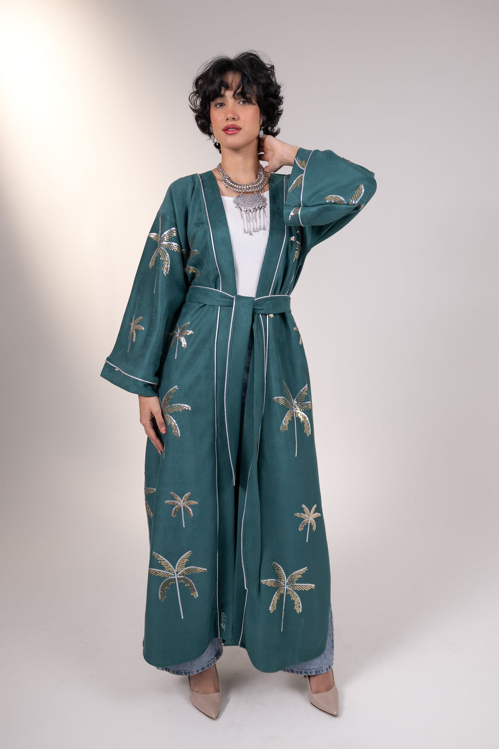 Samia Kaftan Teal