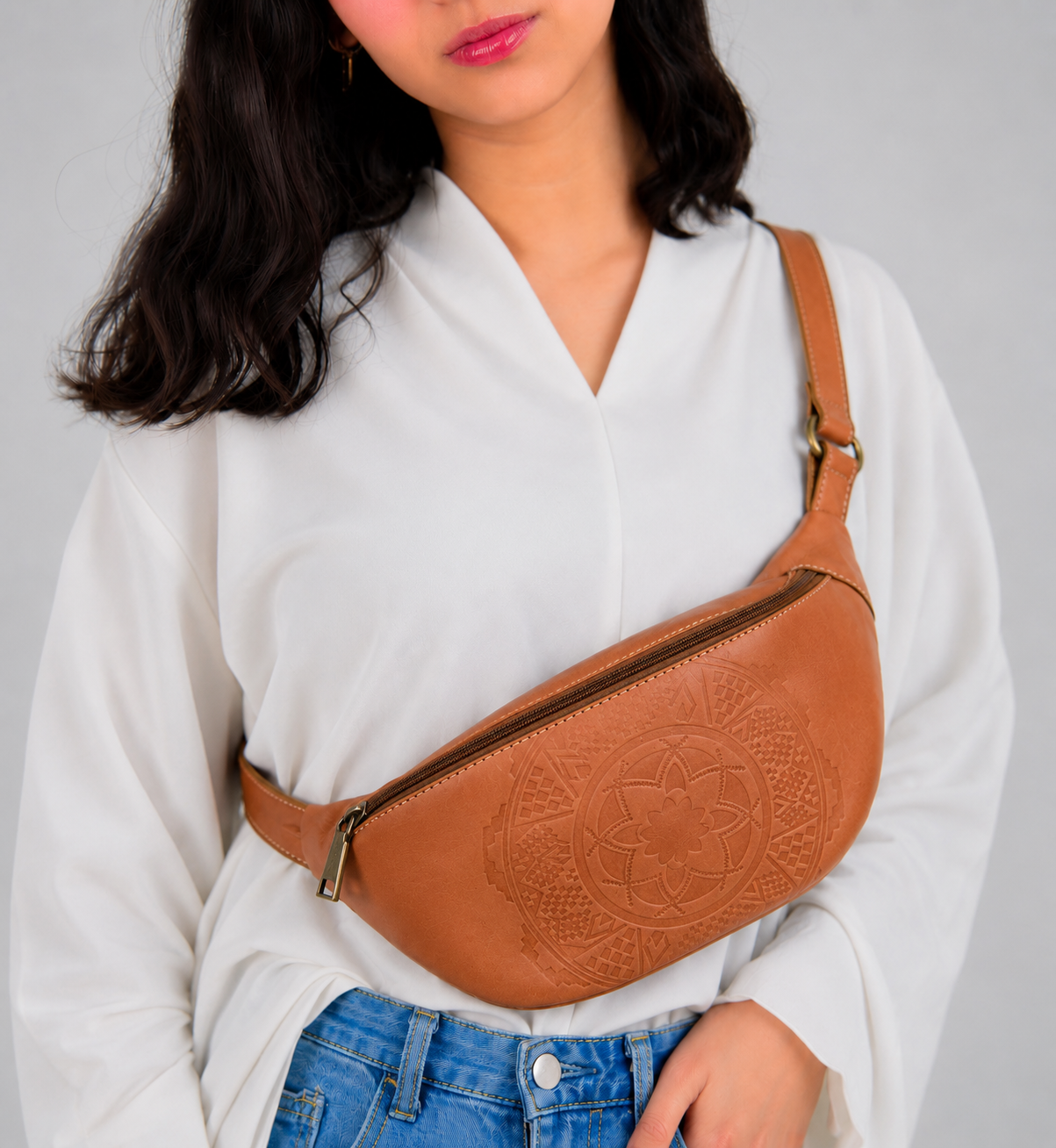 Genuine leather Cross body bag