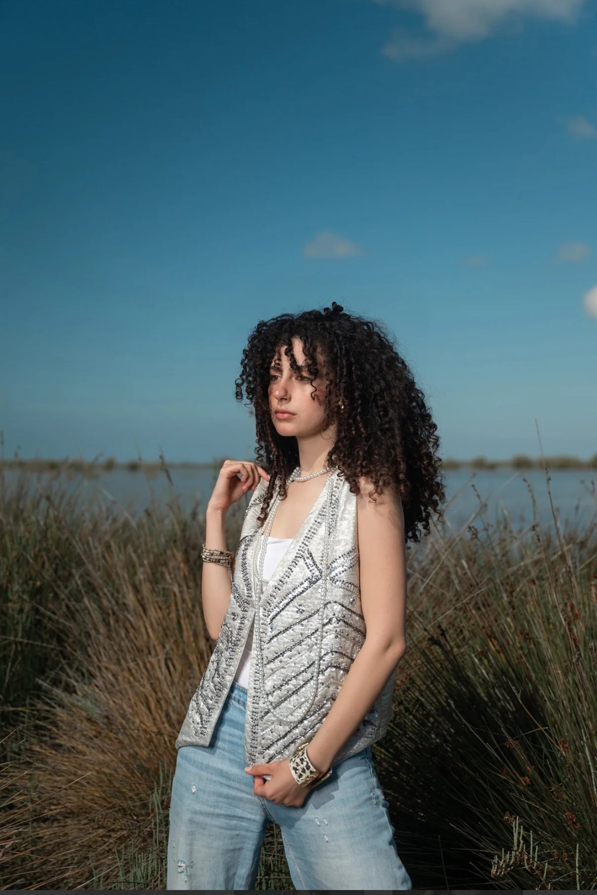 Silver Moon Vest