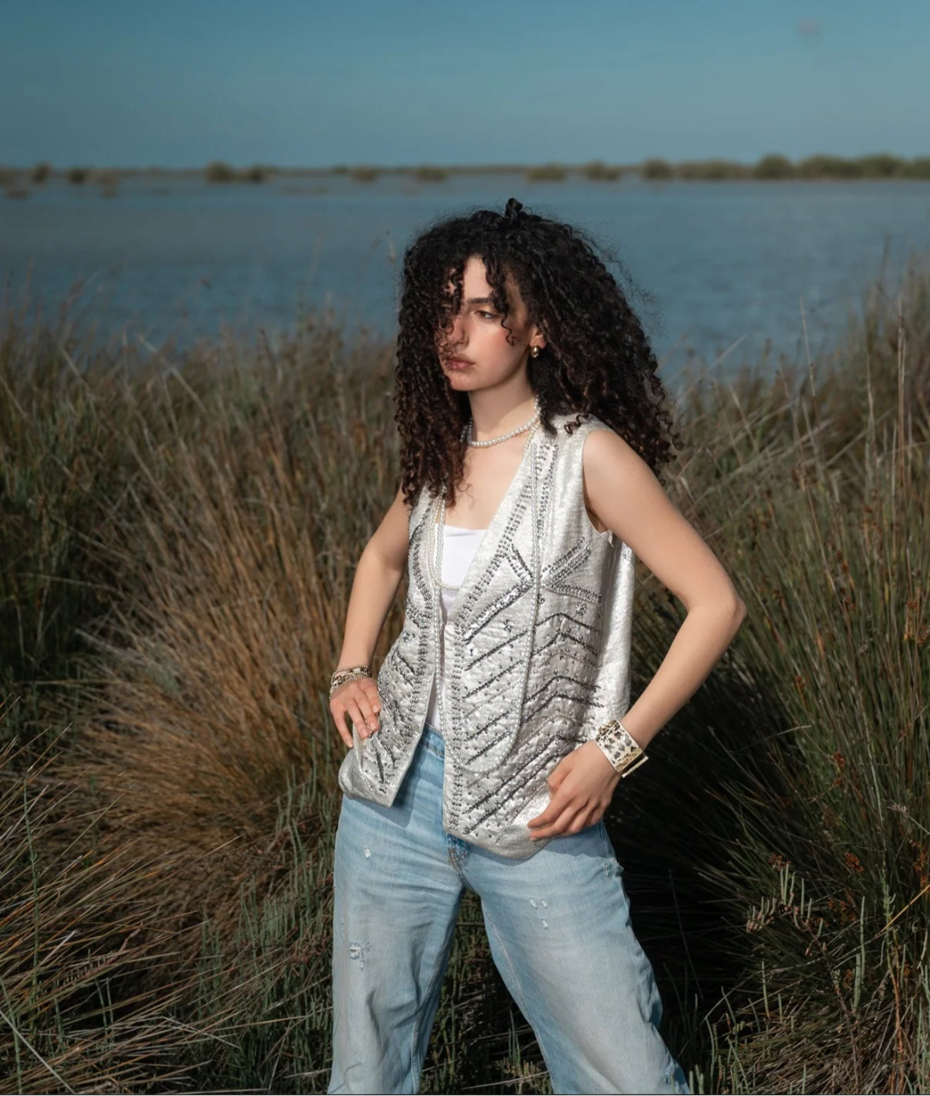 Silver Moon Vest