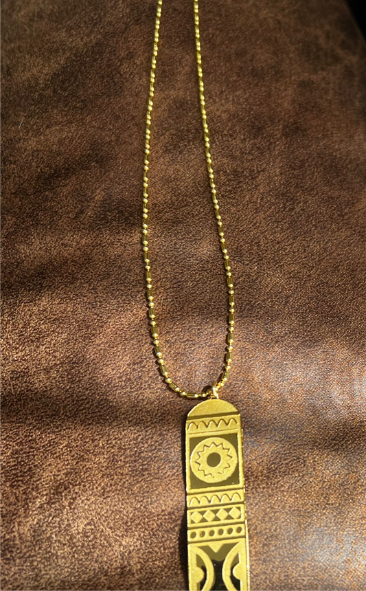 Tribes thin necklace
