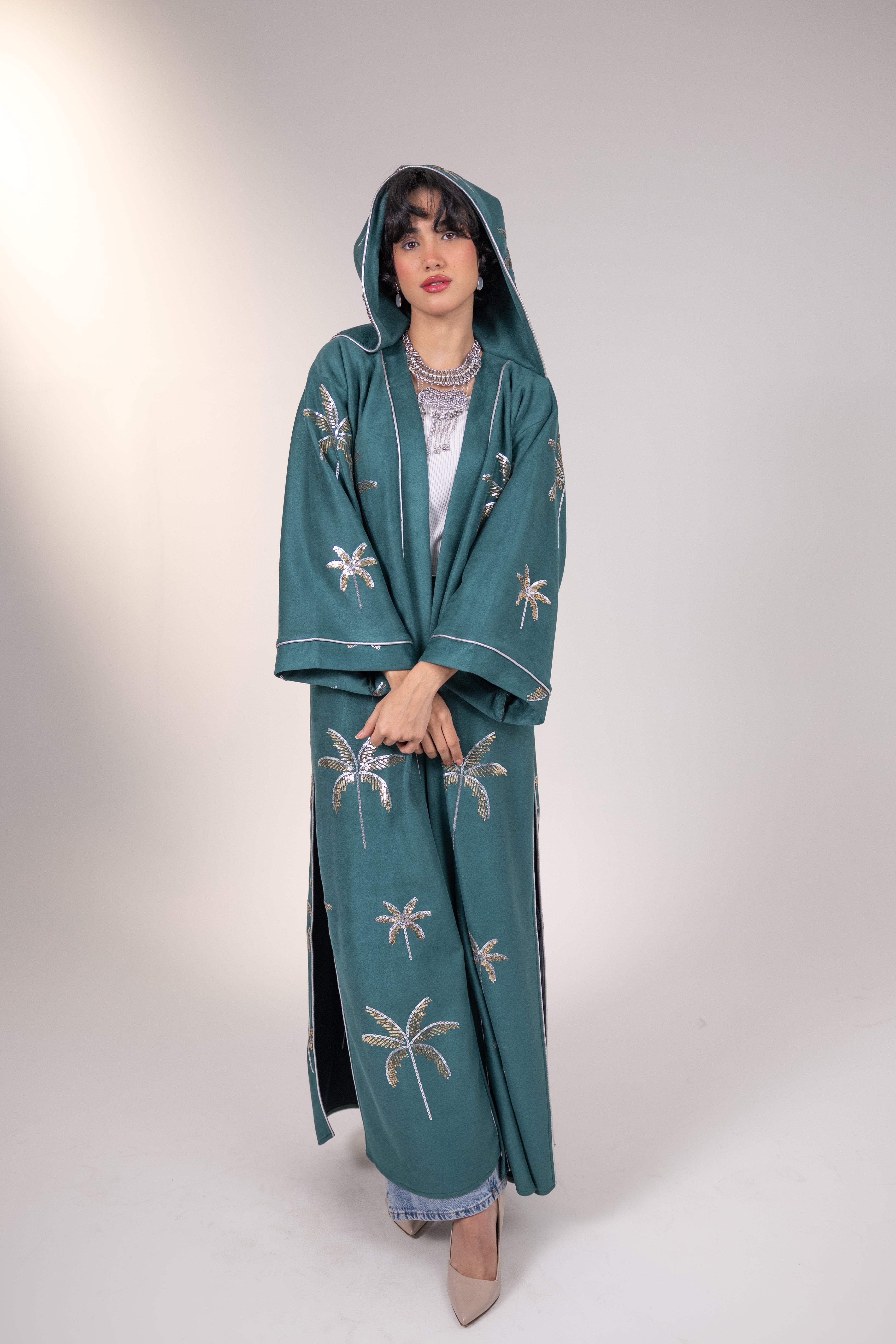 Samia Kaftan Teal
