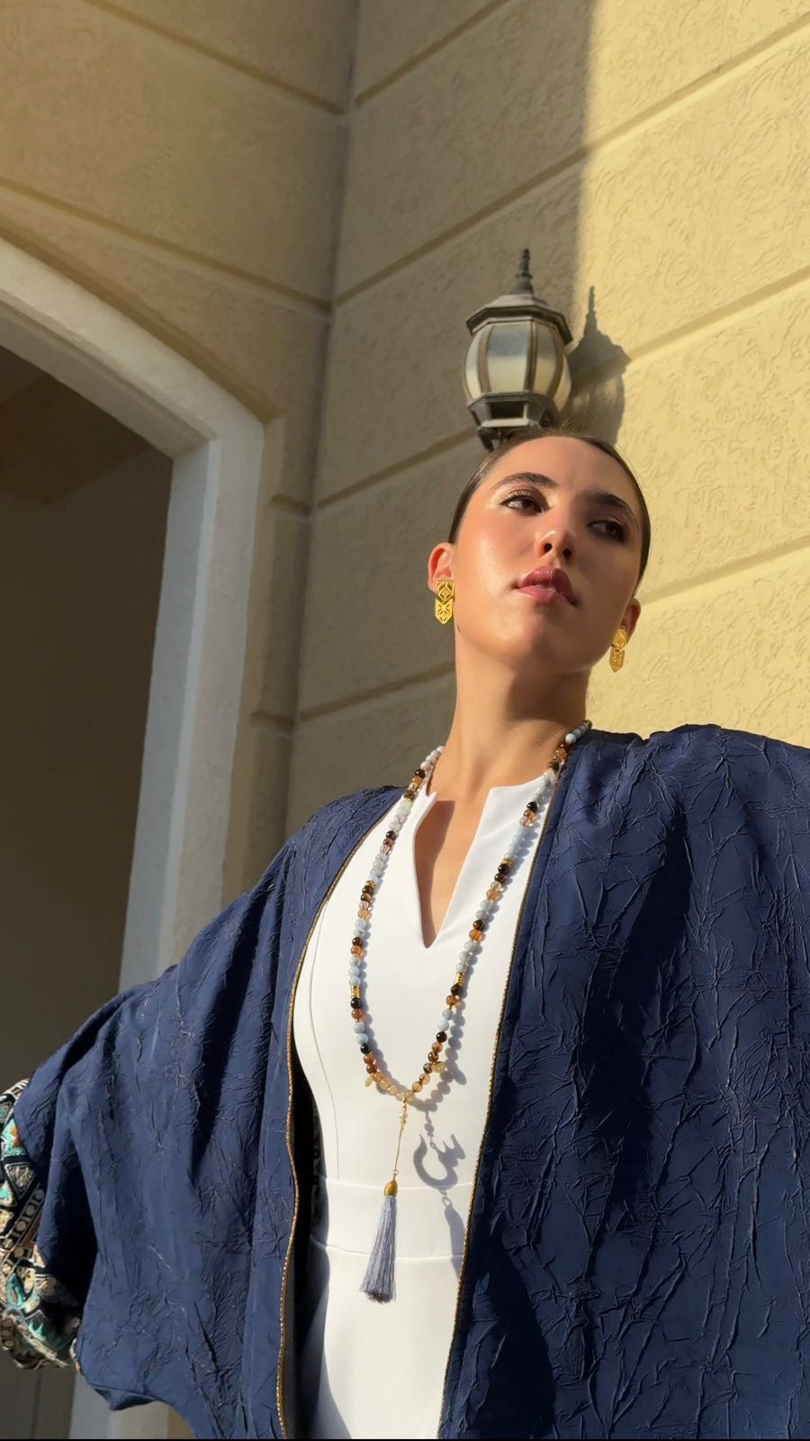 Blue kaftan