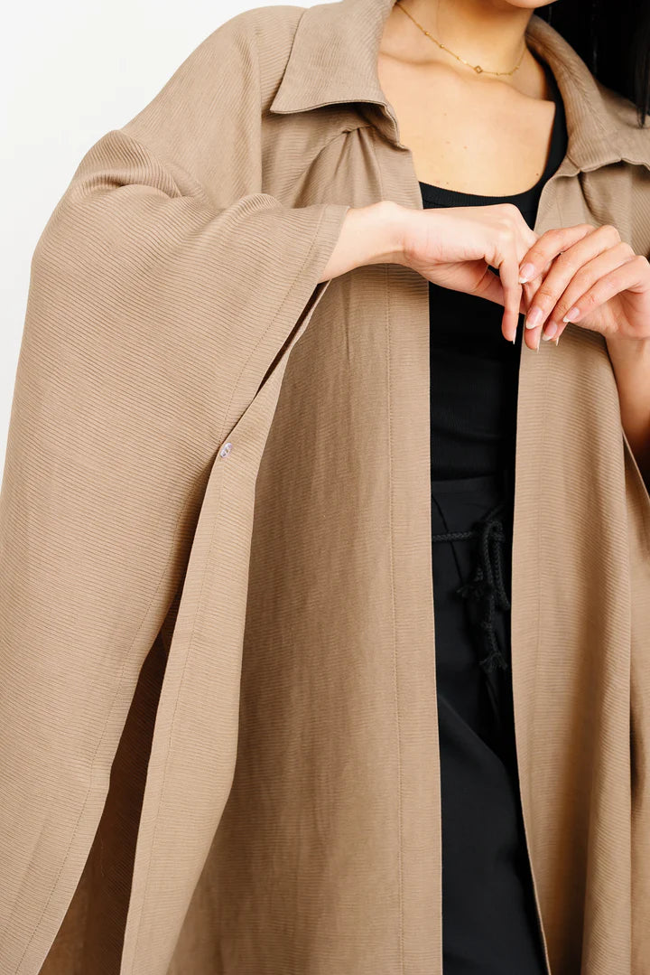 Shimmery Ribbed Kimono( 2 photos)