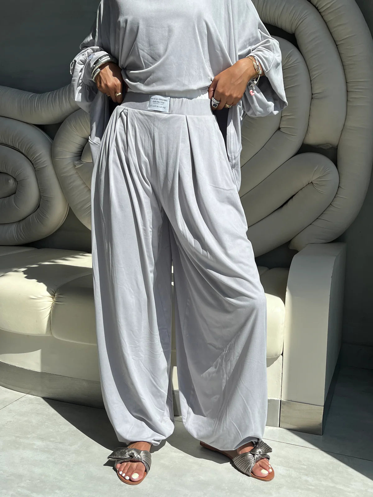 Sport Wide-leg Draped Set