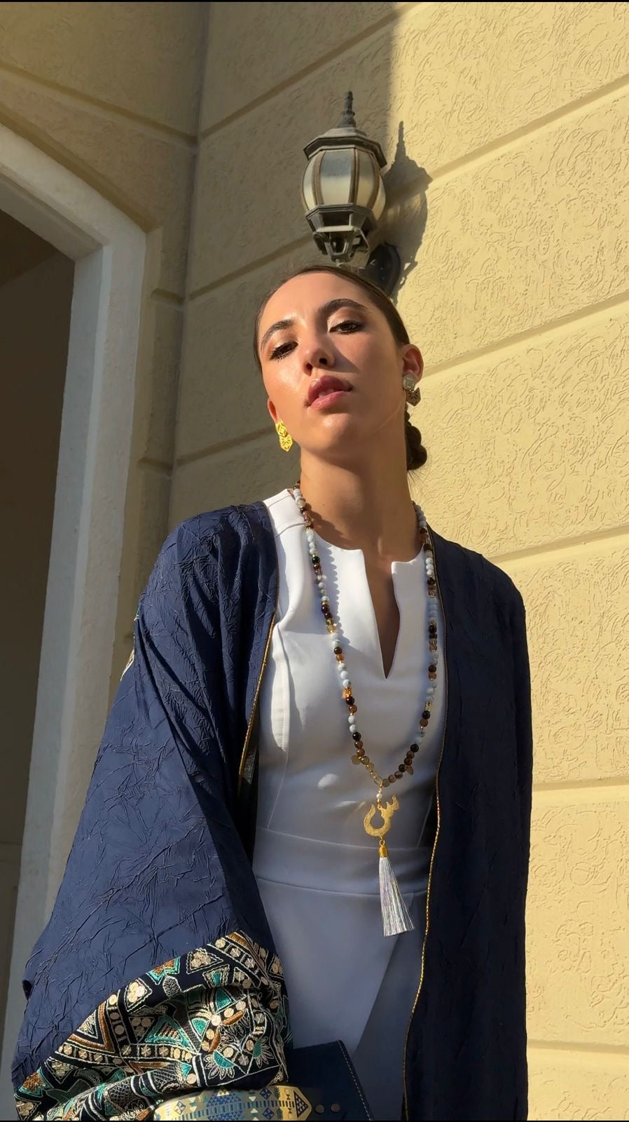 Blue kaftan