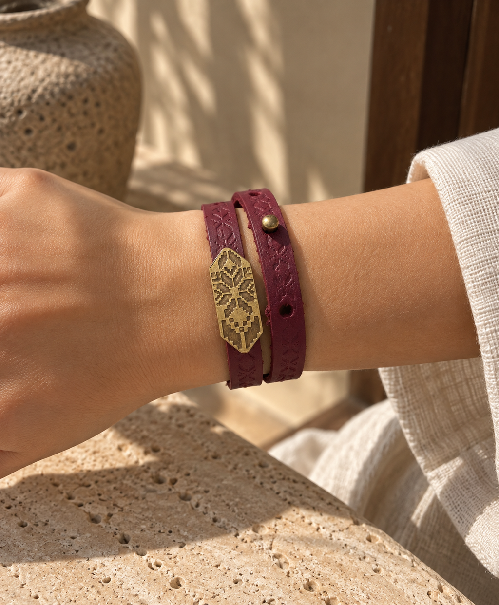 The Heritage Wrap Leather Bracelet