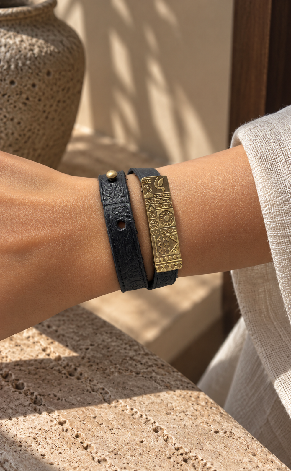 The Heritage Wrap Leather Bracelet