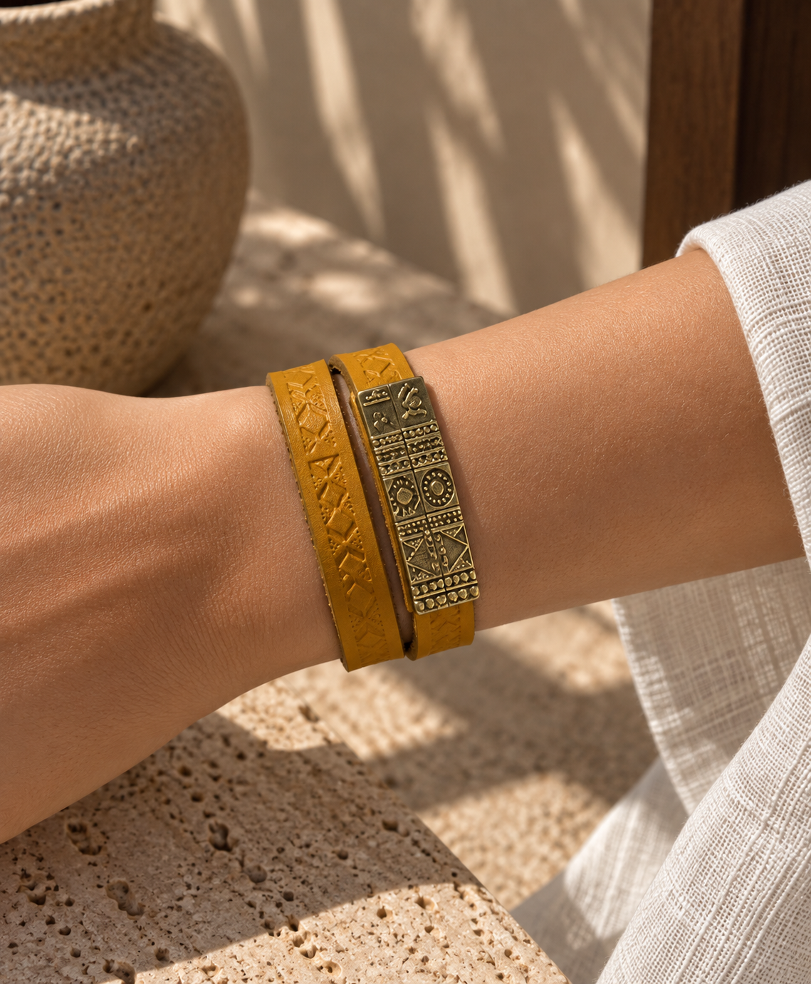 The Heritage Wrap Leather Bracelet