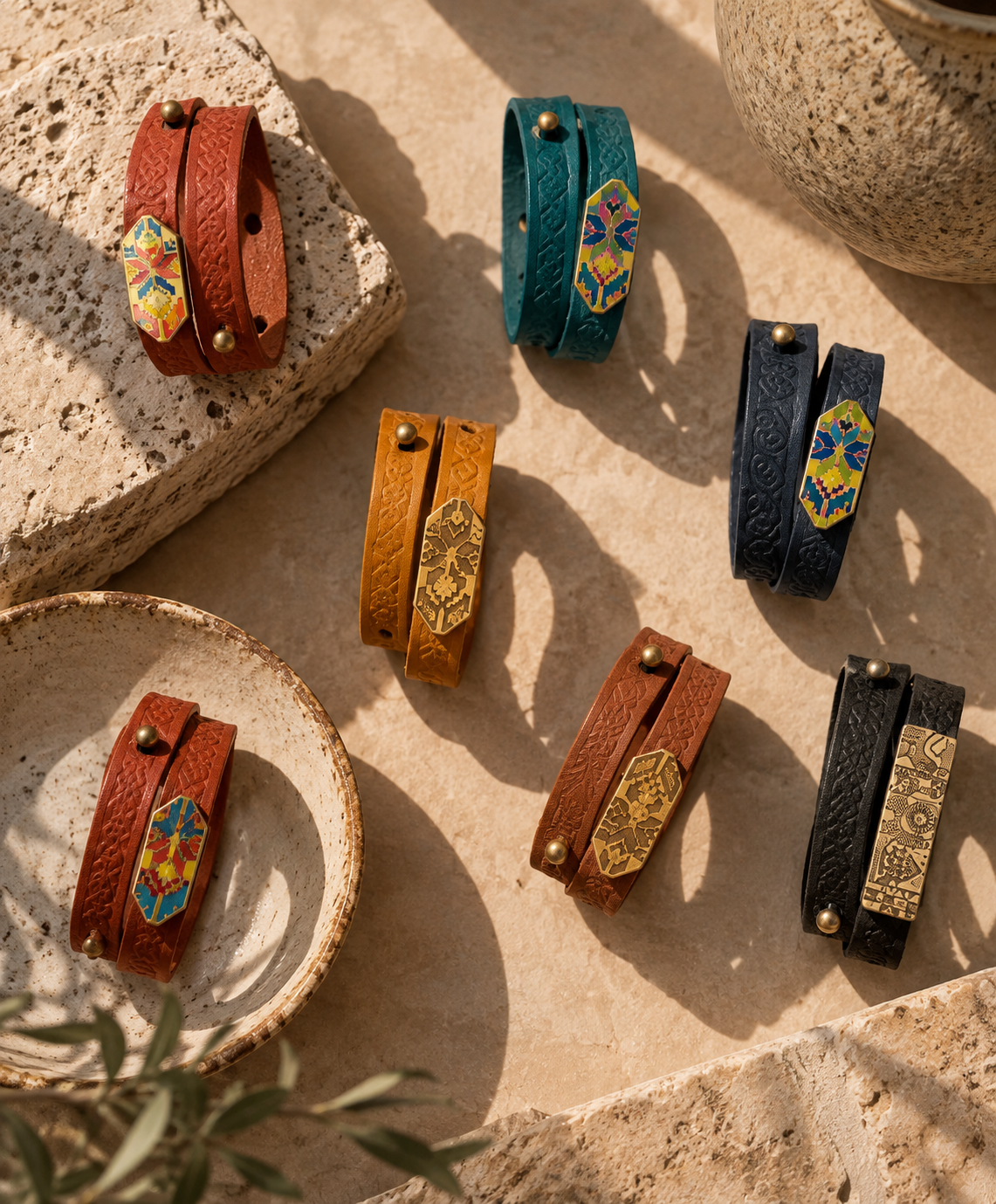 The Heritage Wrap Leather Bracelet