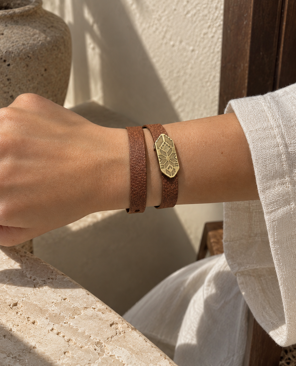 The Heritage Wrap Leather Bracelet