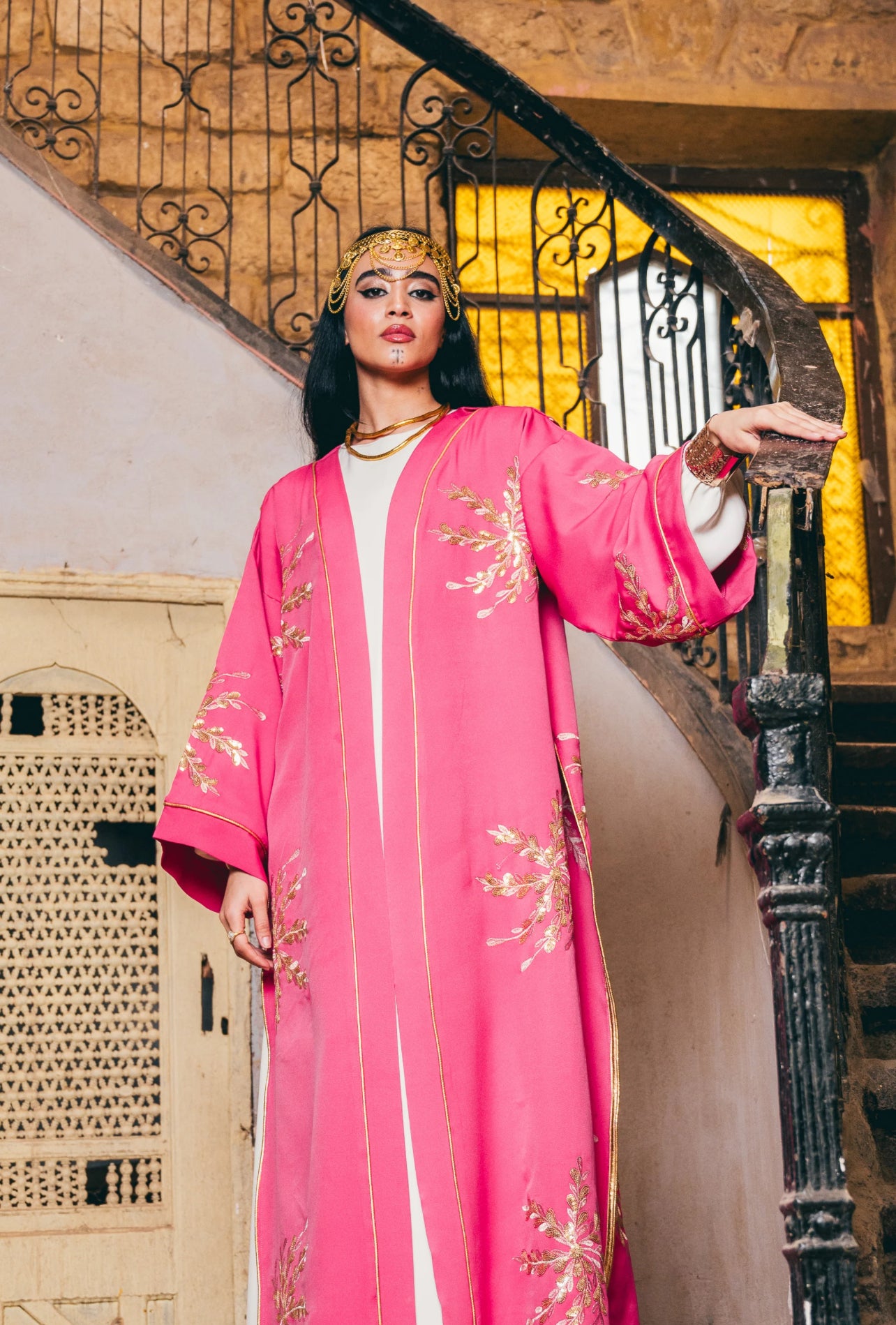 Nour Kaftan - pink