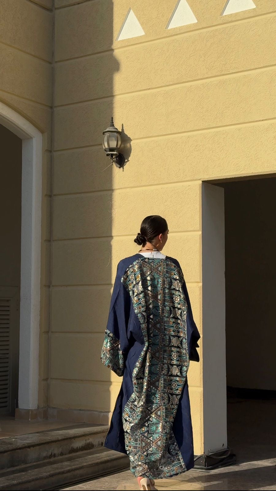Blue kaftan