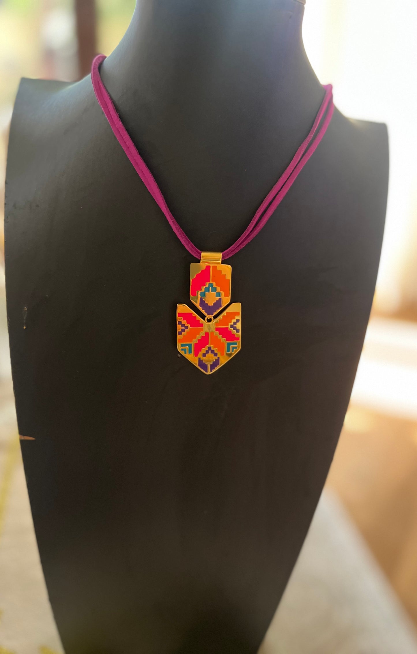 Katrin leather necklace