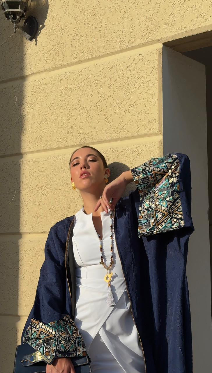 Blue kaftan