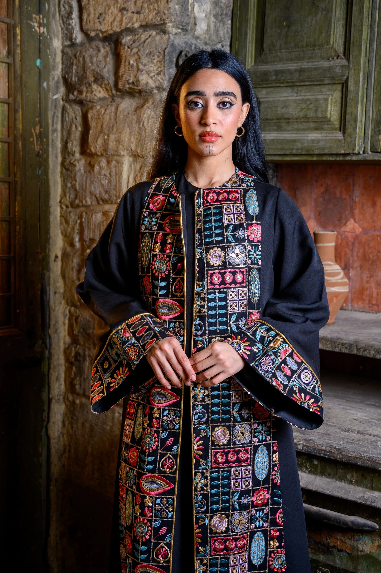 Zahra Kaftan Black