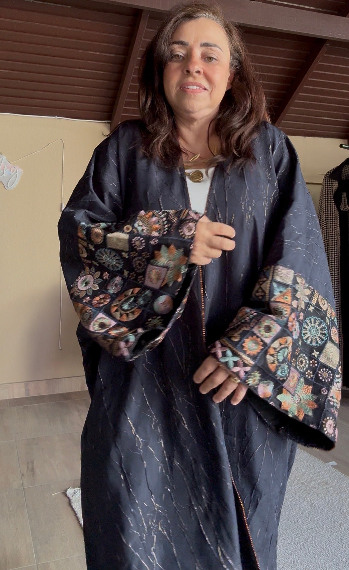 Blue kaftan