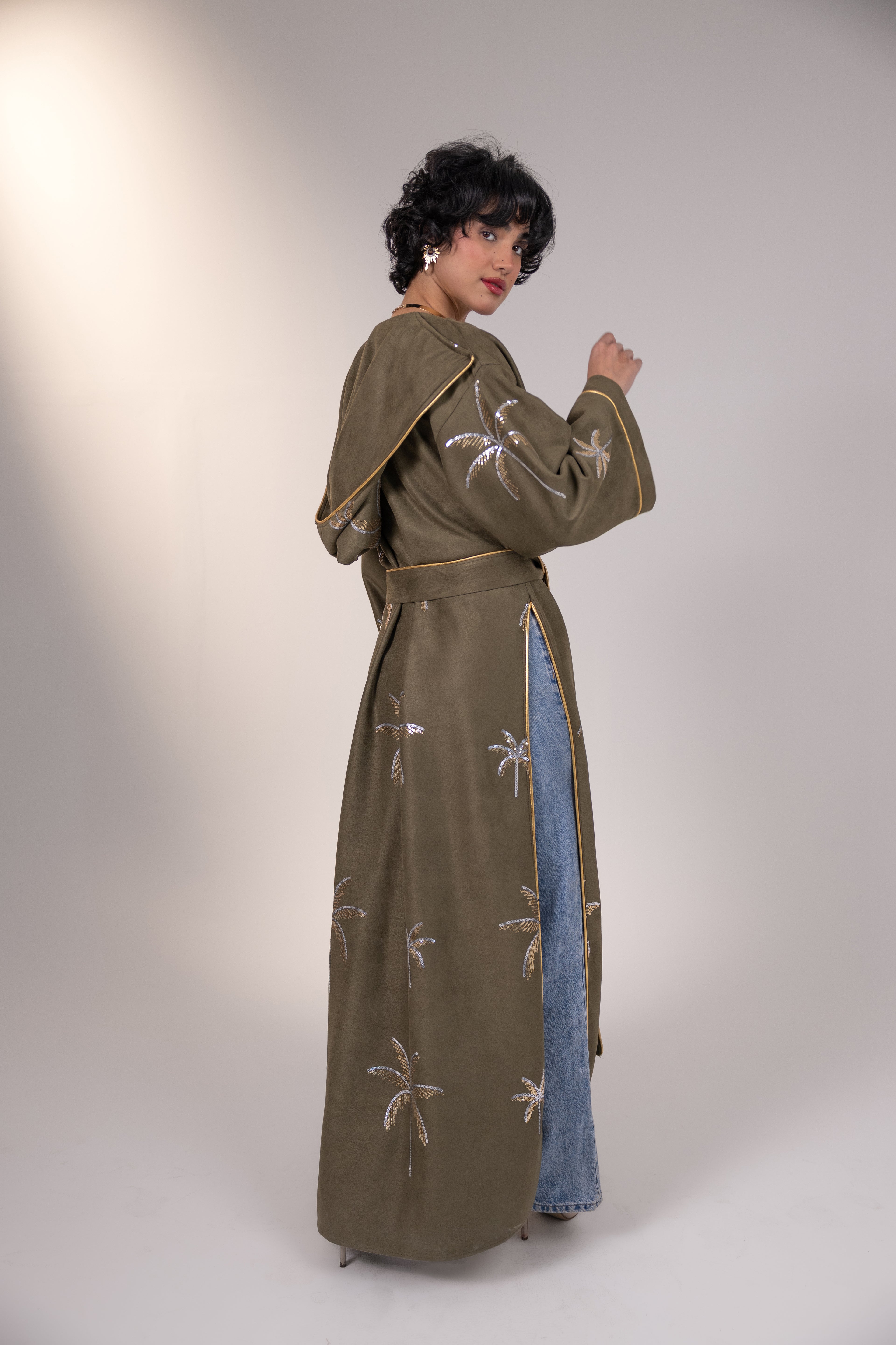Samia Kaftan Olive