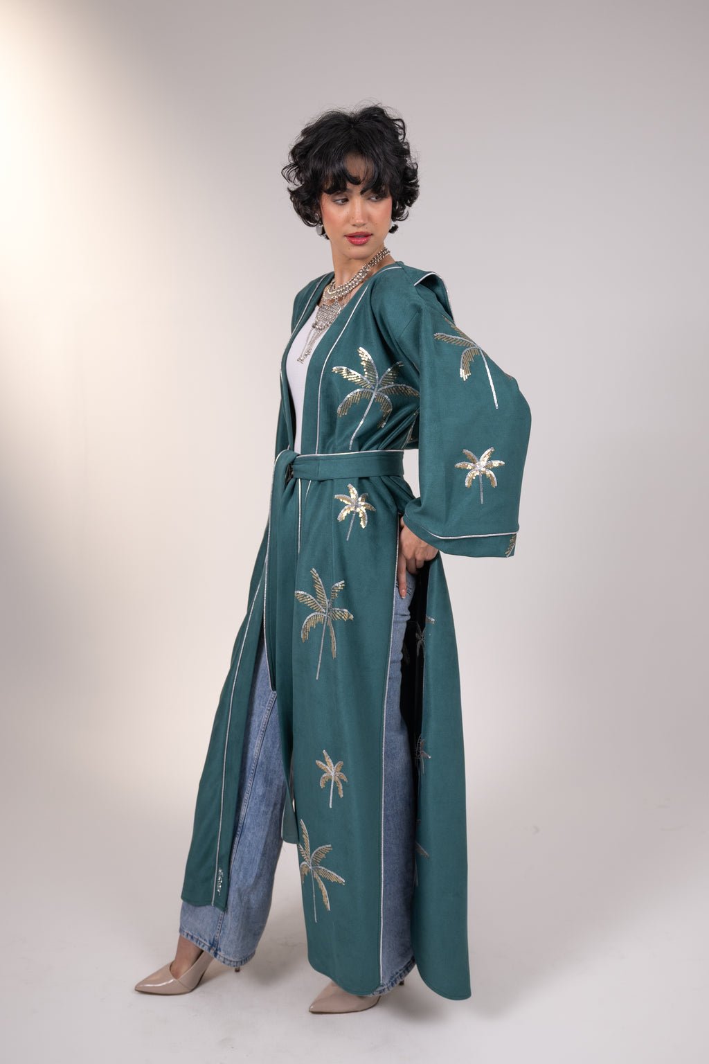 Samia Kaftan Teal