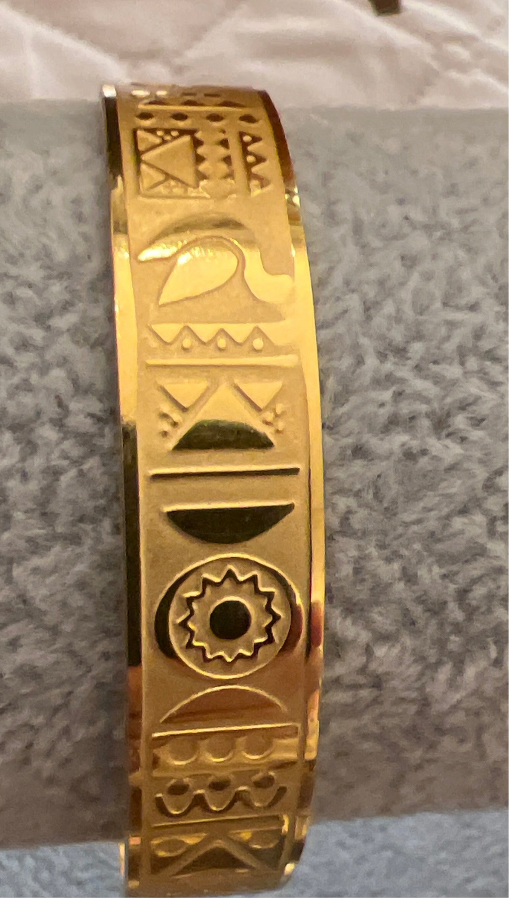 Gold plated bungles