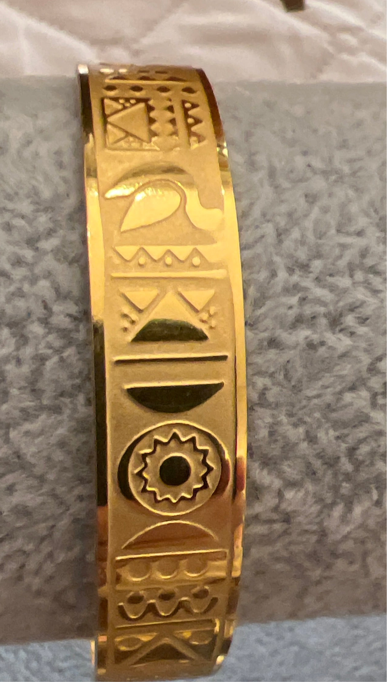 Gold plated bungles