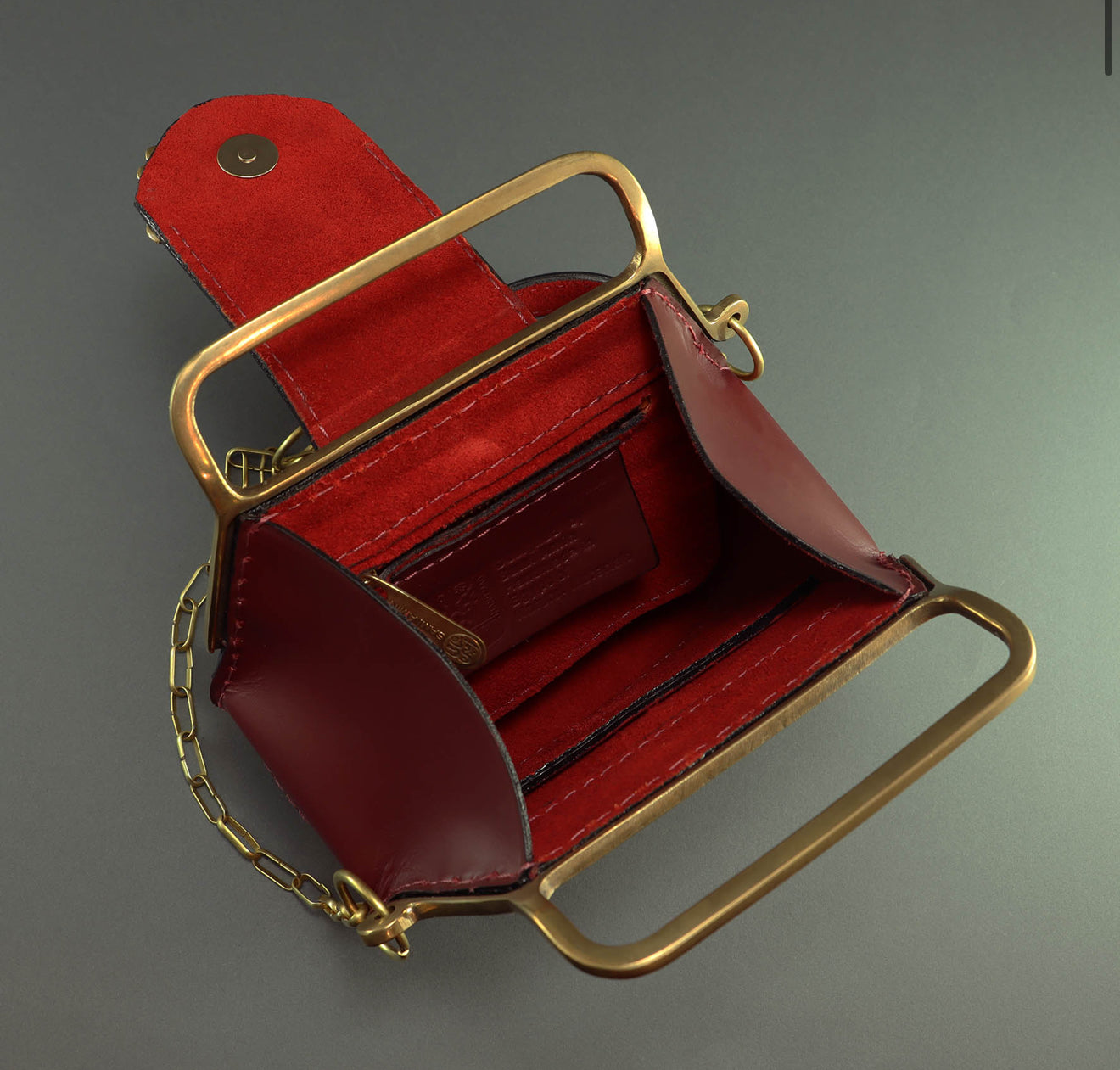 Carnelian Kite Leather bag