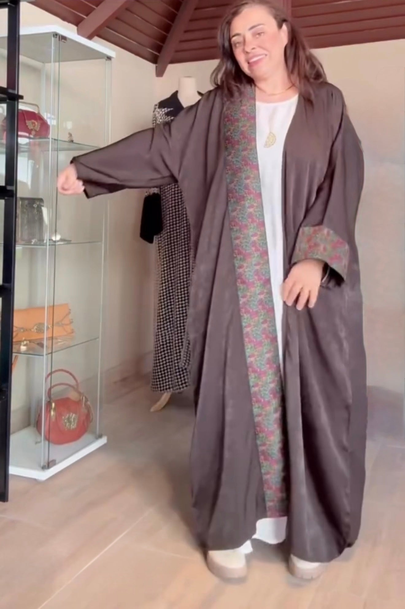 Arabic calligraphy kaftan
