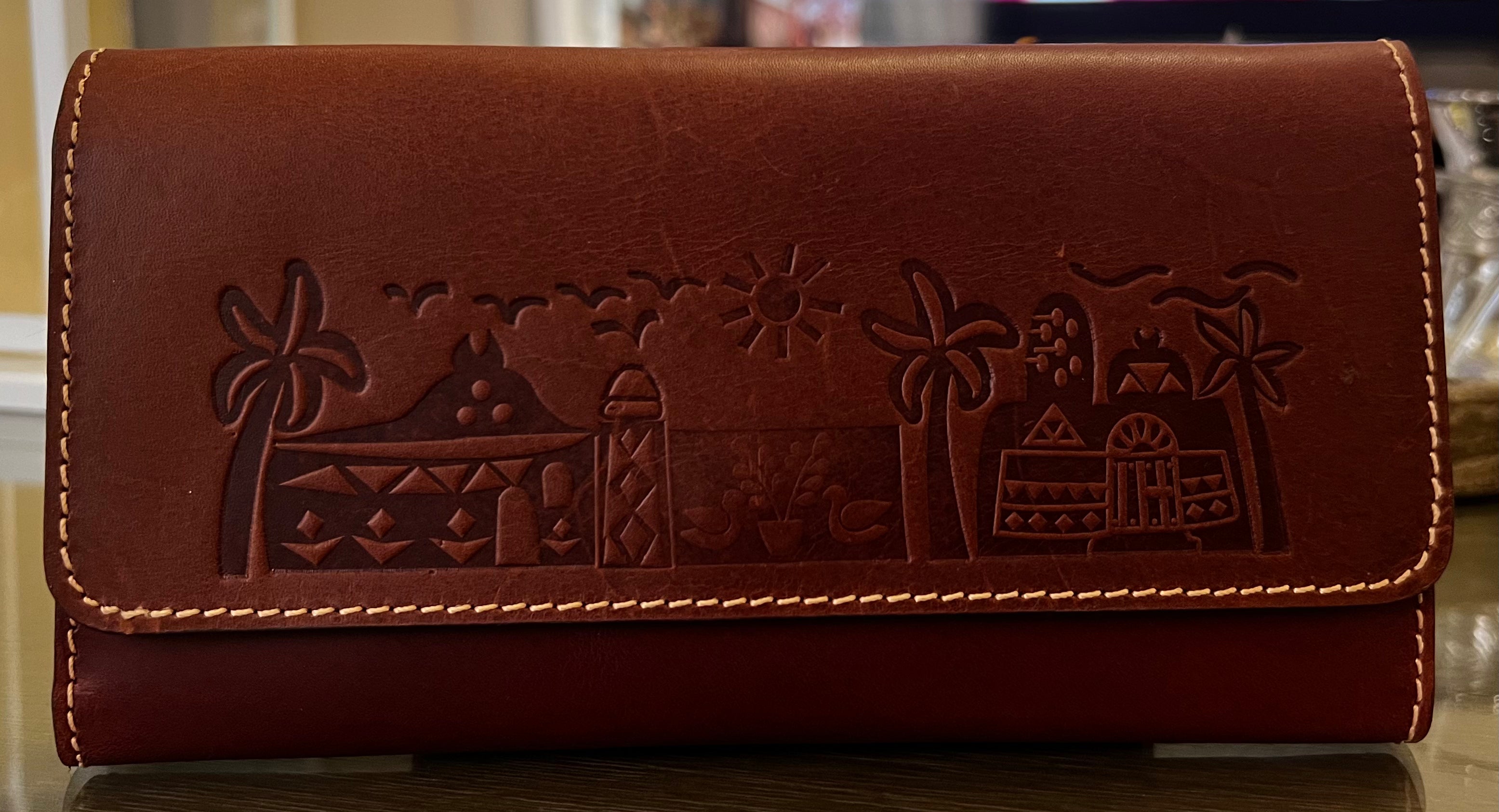 Genuine Leather handmade wallet - Three folds