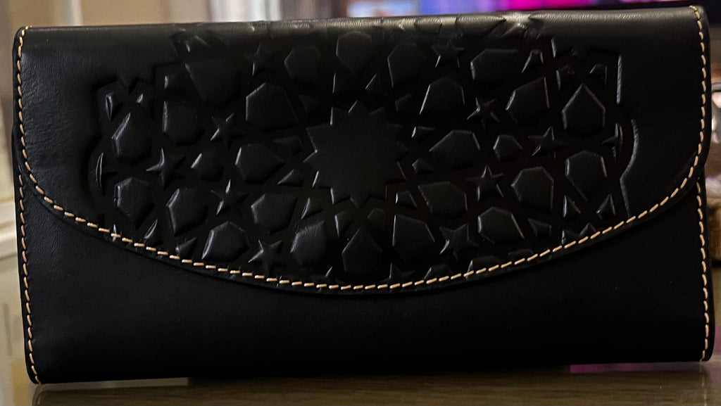 Genuine Leather handmade wallet - Three folds
